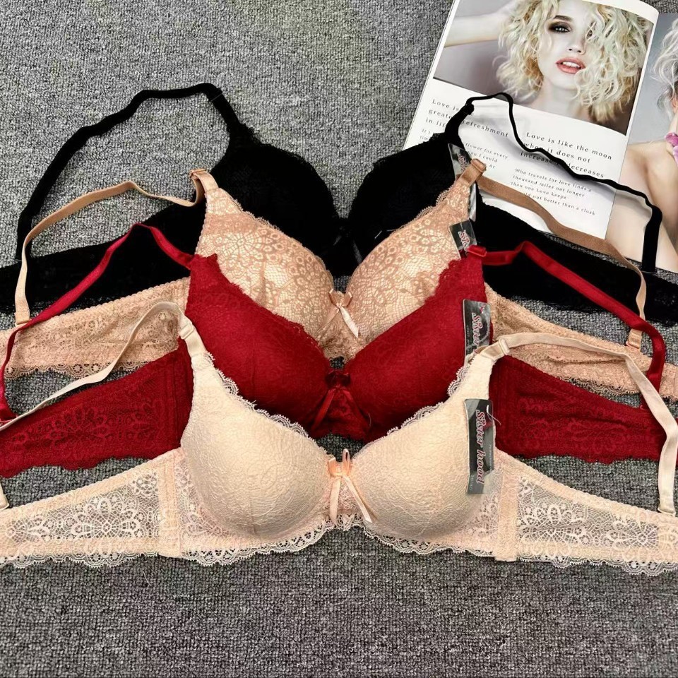 外贸新款女士内衣舒适无钢圈文胸厂家批发中东非洲女士文胸批发