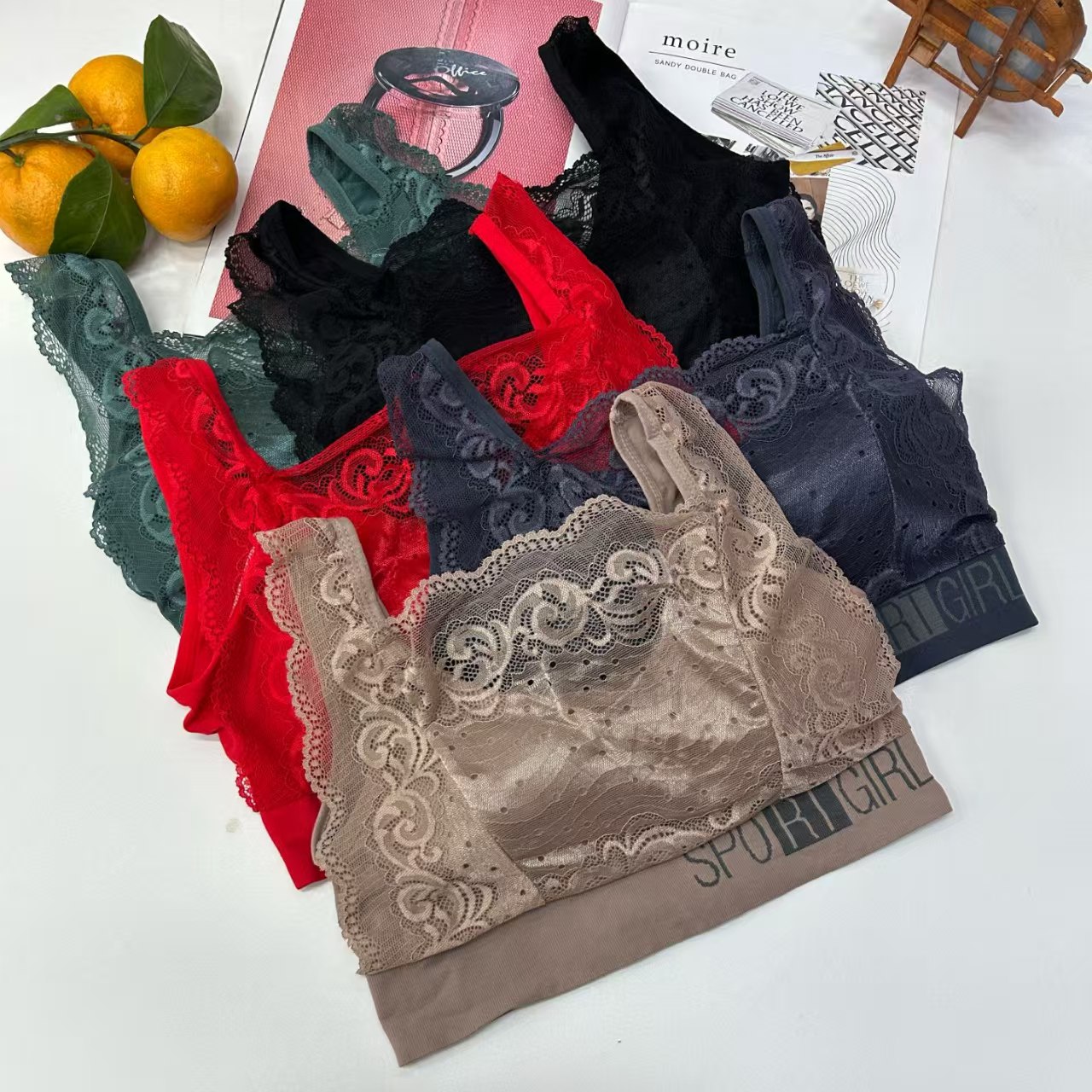 外贸出口中东非洲女士美背蕾丝裹胸吊带舒适性感情趣女士吊带文胸