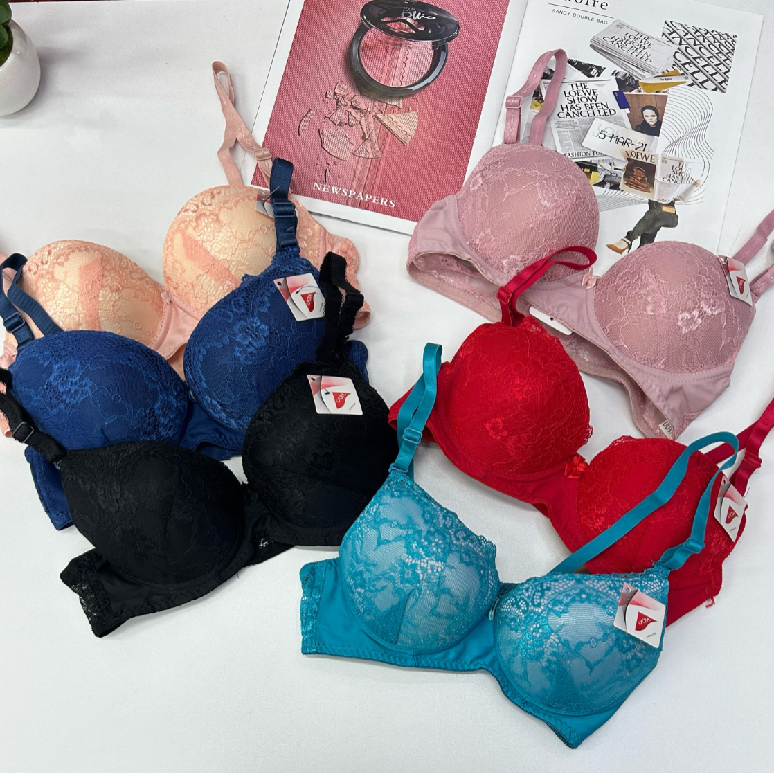 外贸出口中东非洲女士文胸蕾丝杯面纯色性感情趣文胸有钢圈文胸女