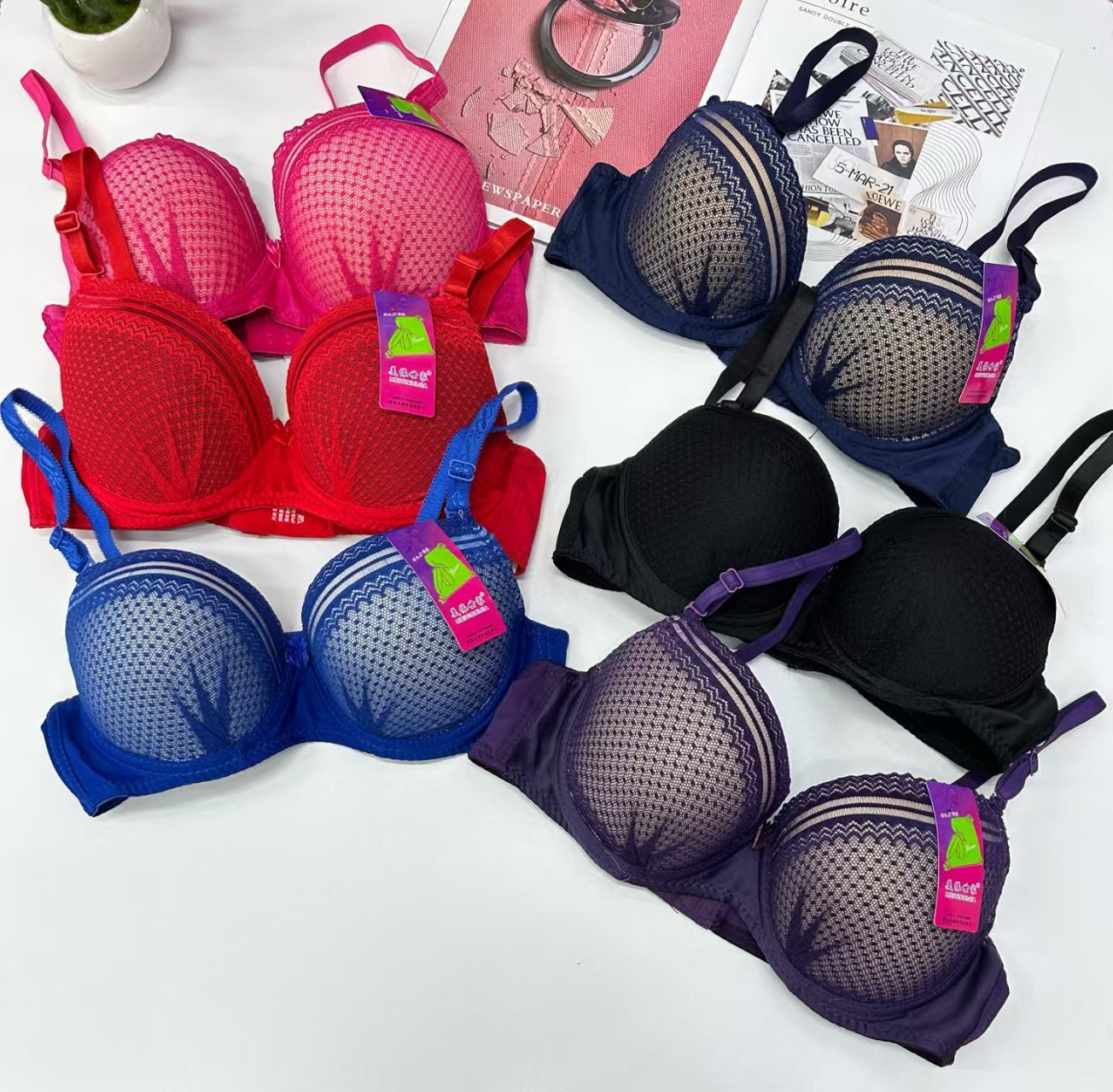 外贸出口中东非洲现货性感文胸内衣提拉聚拢舒适透气运动文胸内衣