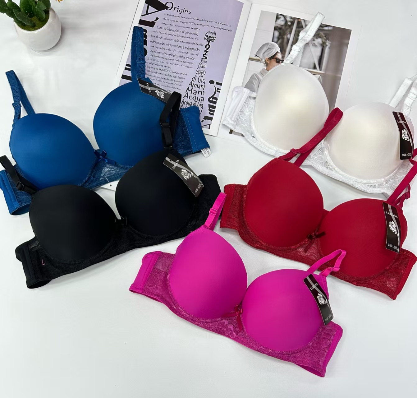 外贸出口中东非洲现货性感女士内衣提拉聚拢舒适透气运动文胸内衣