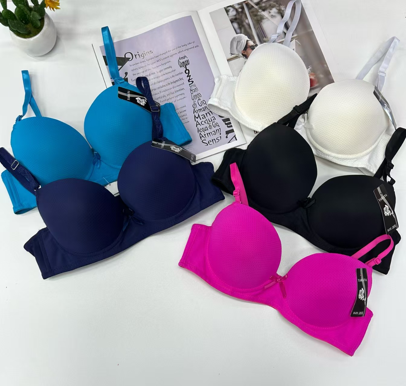 外贸出口中东非洲现货女士性感文胸内衣提拉聚拢透气舒适运动文胸