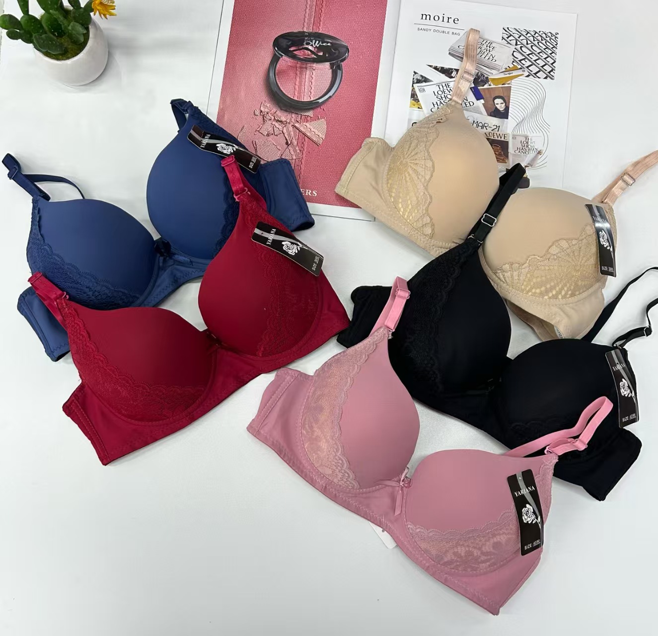 外贸出口中东非洲现货性感女士文胸内衣提拉聚拢舒适透气运动文胸