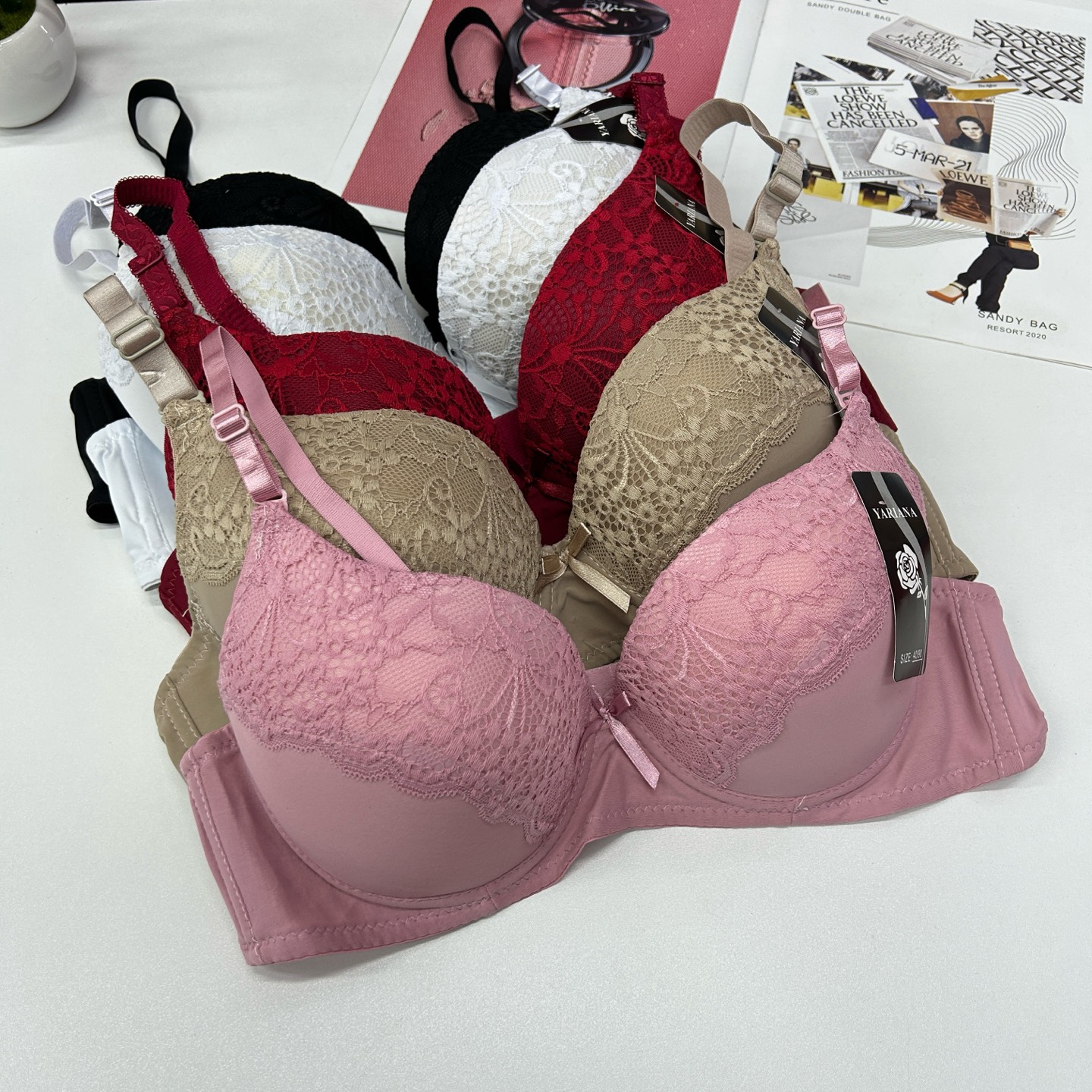 外贸出口中东非洲现货性感大码女士文胸内衣提拉聚拢舒适运动文胸