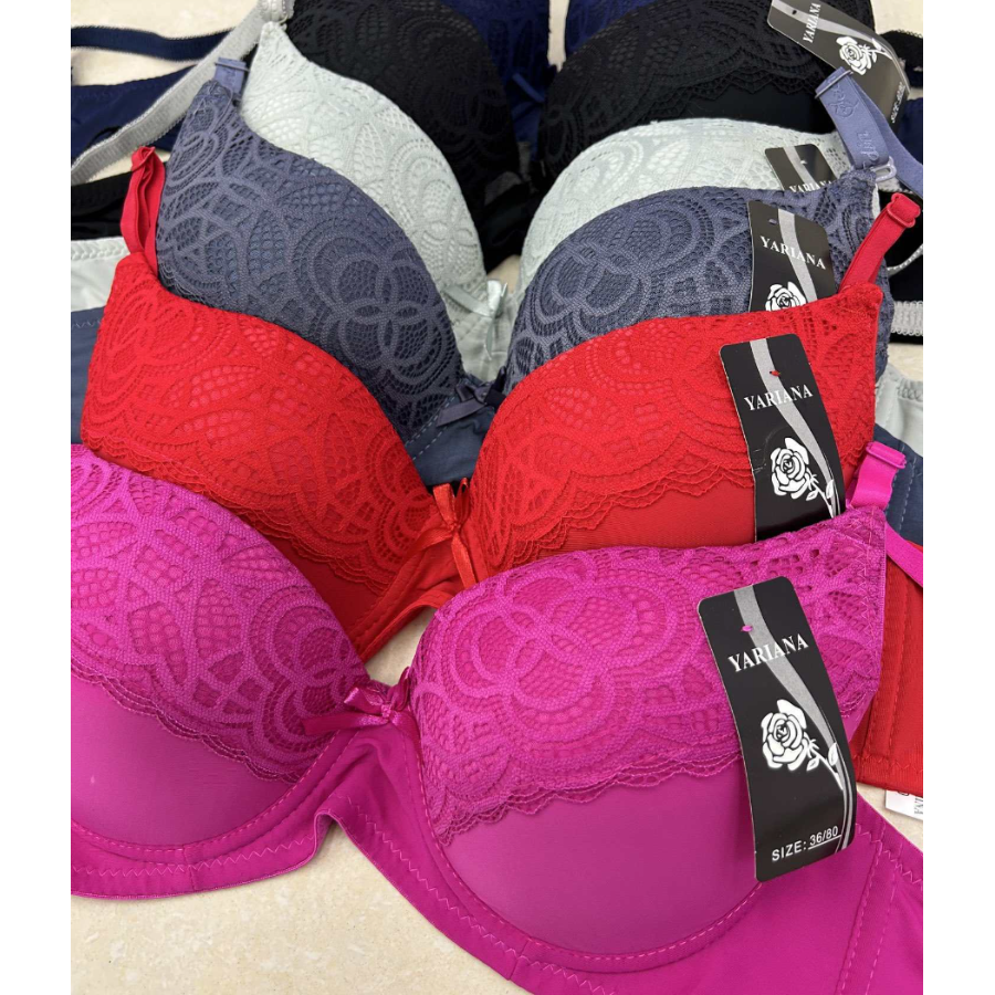 外贸出口内衣库存蕾丝提花女士文胸内衣性感钢圈聚拢时尚舒适内衣