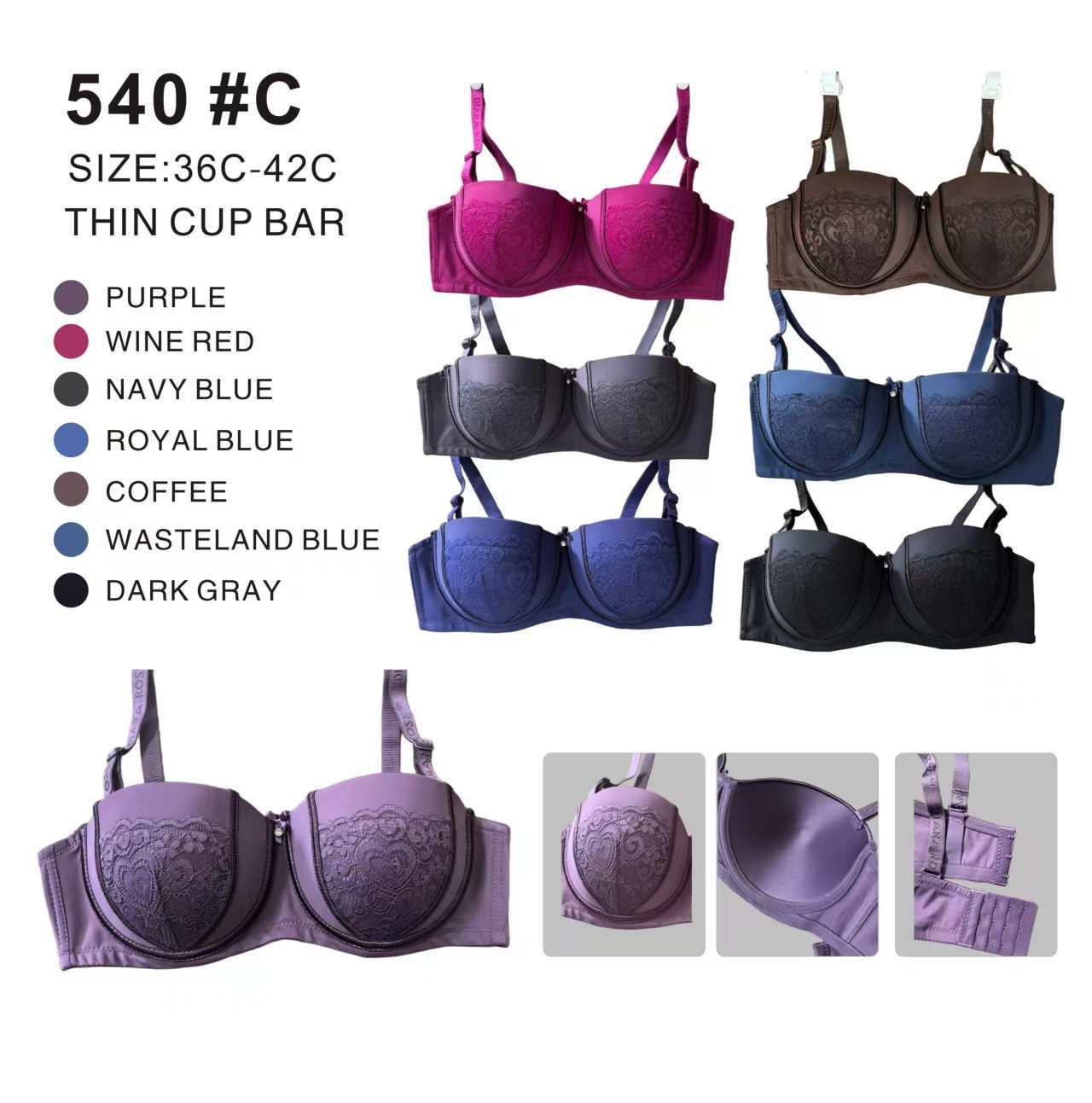 外贸出口欧美女士文胸带钢圈调整型大胸显小女士文胸定做女士内衣