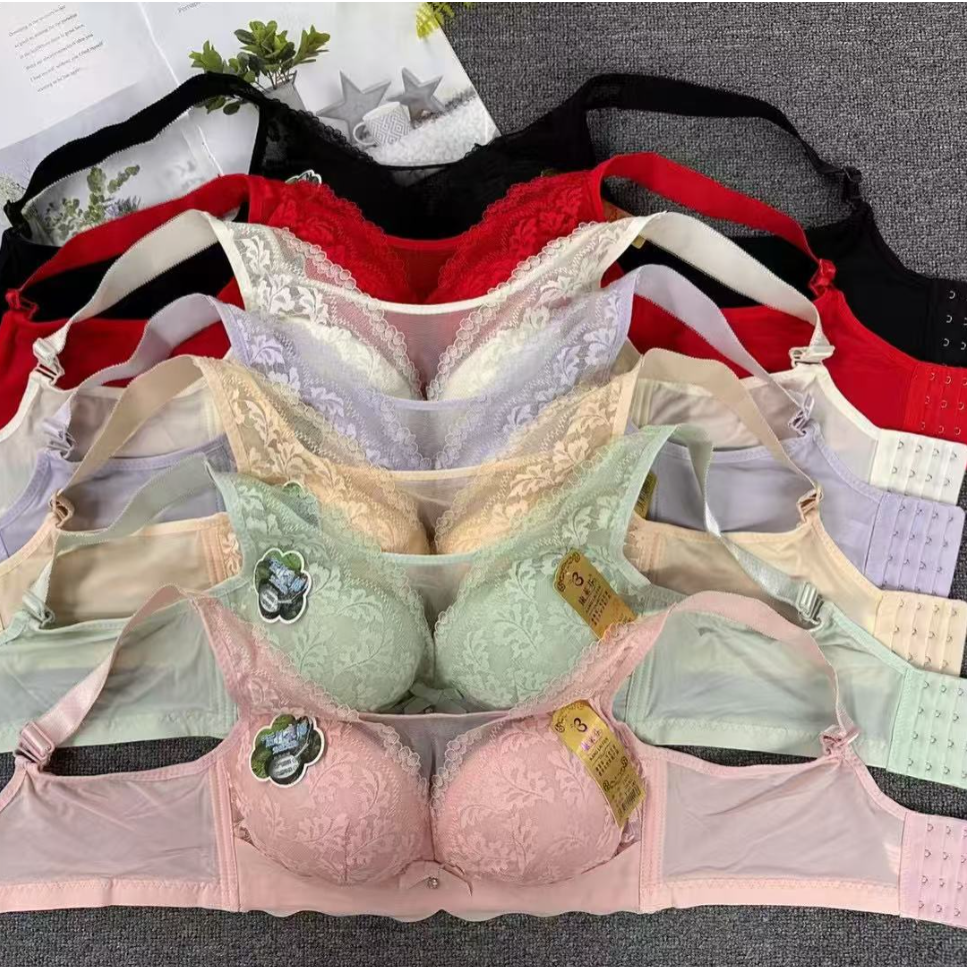 中东女士文胸出口精品文胸无钢圈内衣温感舒适聚拢防走光女士文胸