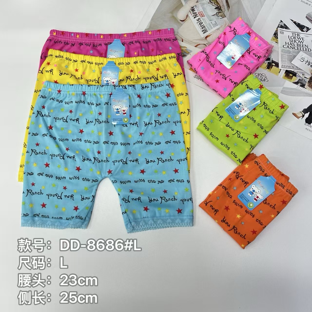 外贸出口打底裤舒适透气打底裤女童彩色印花打底裤可爱少女打底裤