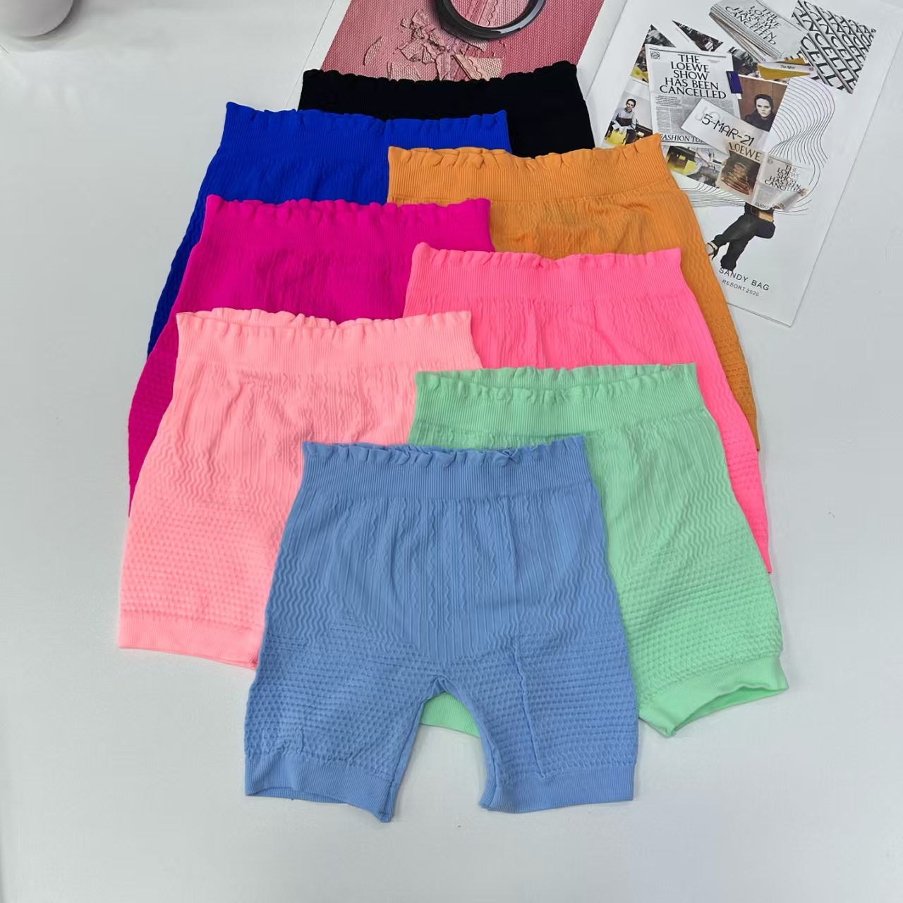 外贸出口打底裤儿童打底裤纯色高腰儿童提臀打底裤木耳花边打底裤