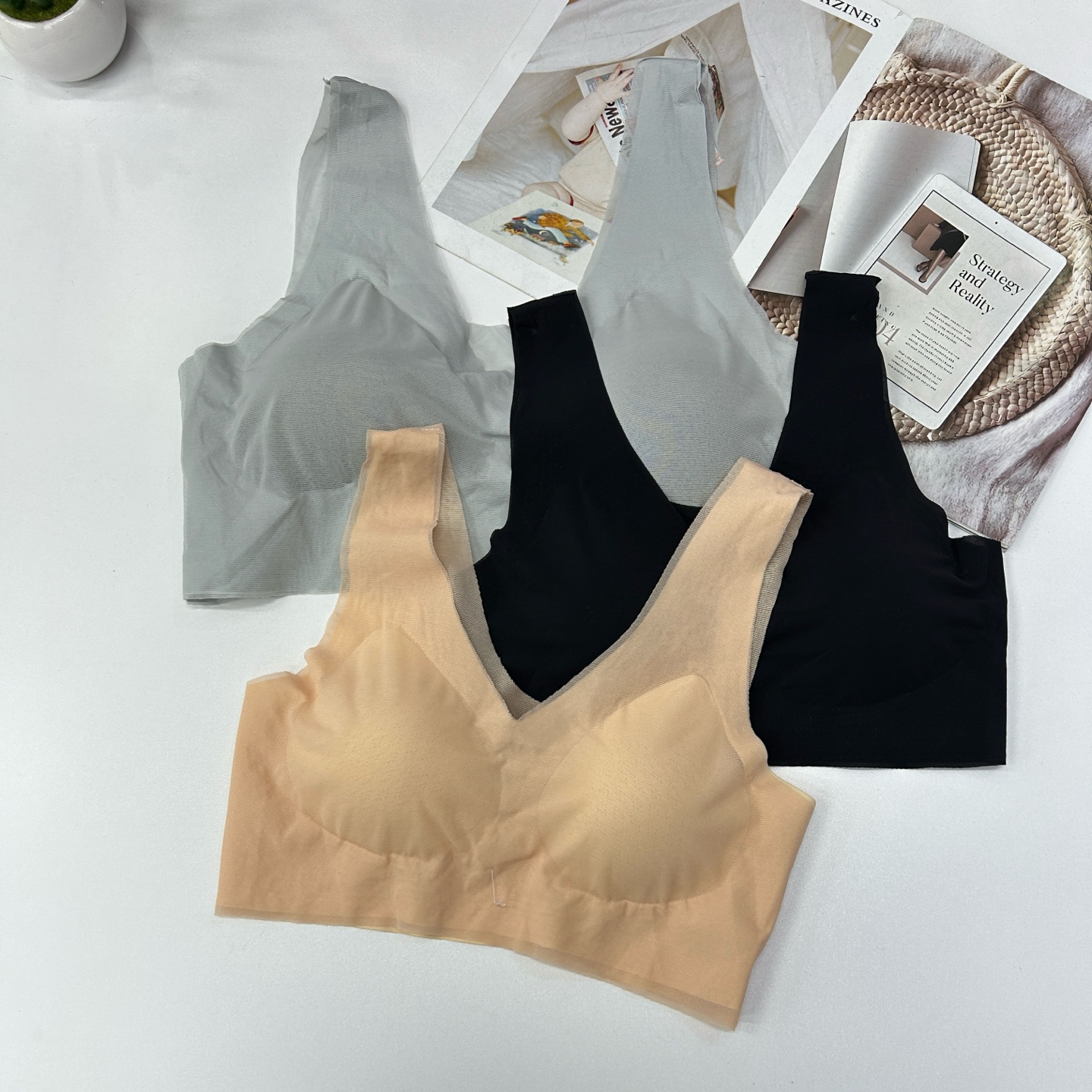 外贸出口中东非洲美背无痕舒适贴肤女士美背胸垫可拆卸胸垫