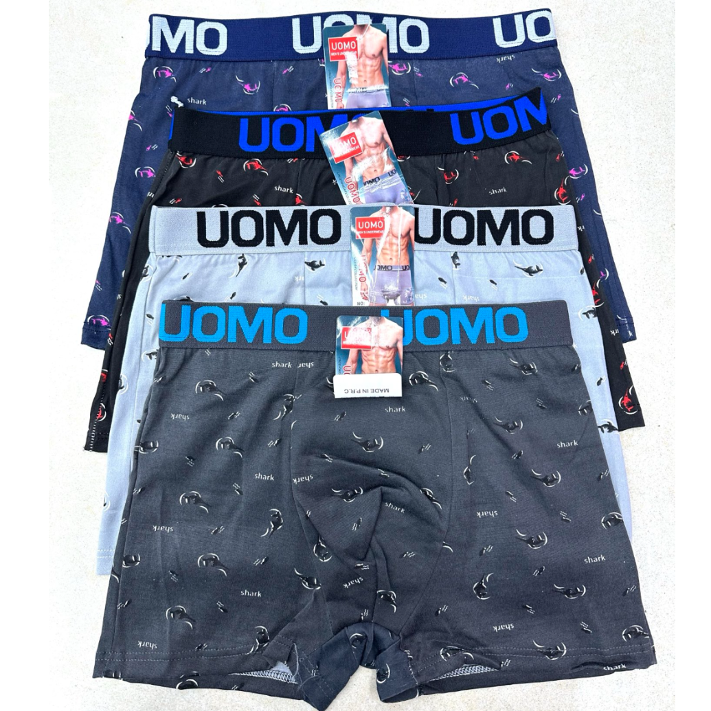 外贸出口现货欧美非洲男式纯色印花字母腰头舒适透气男士平角裤。