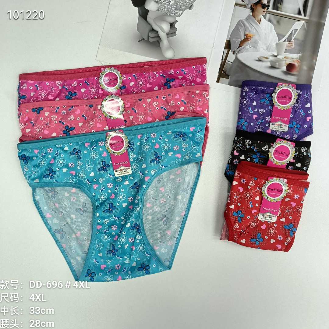 内裤中东非洲女士内裤外贸彩色印花三角裤透气舒适女内裤热销款