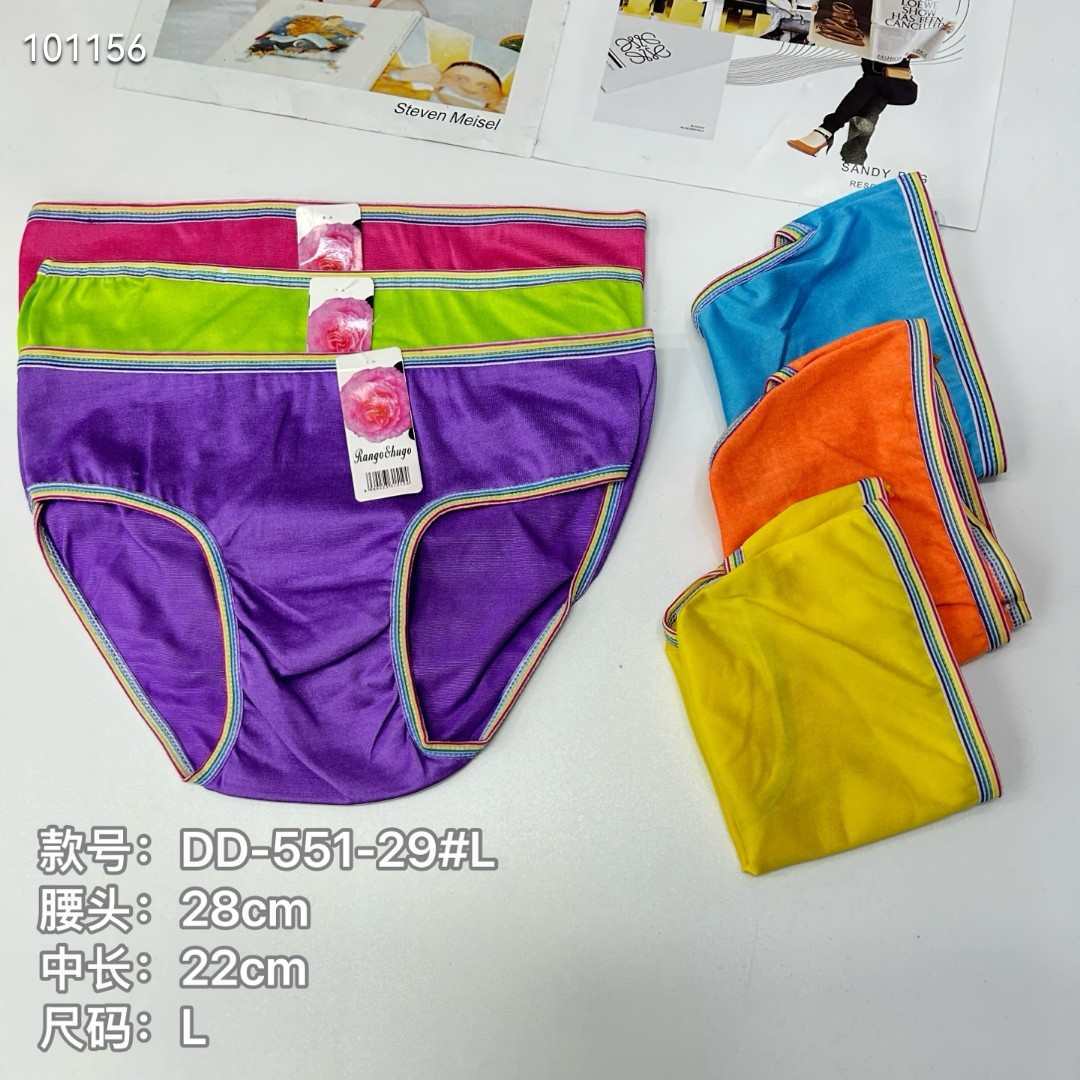 内裤女外贸出口女士内裤牛奶丝印花三角裤热销非洲南美洲女士内裤