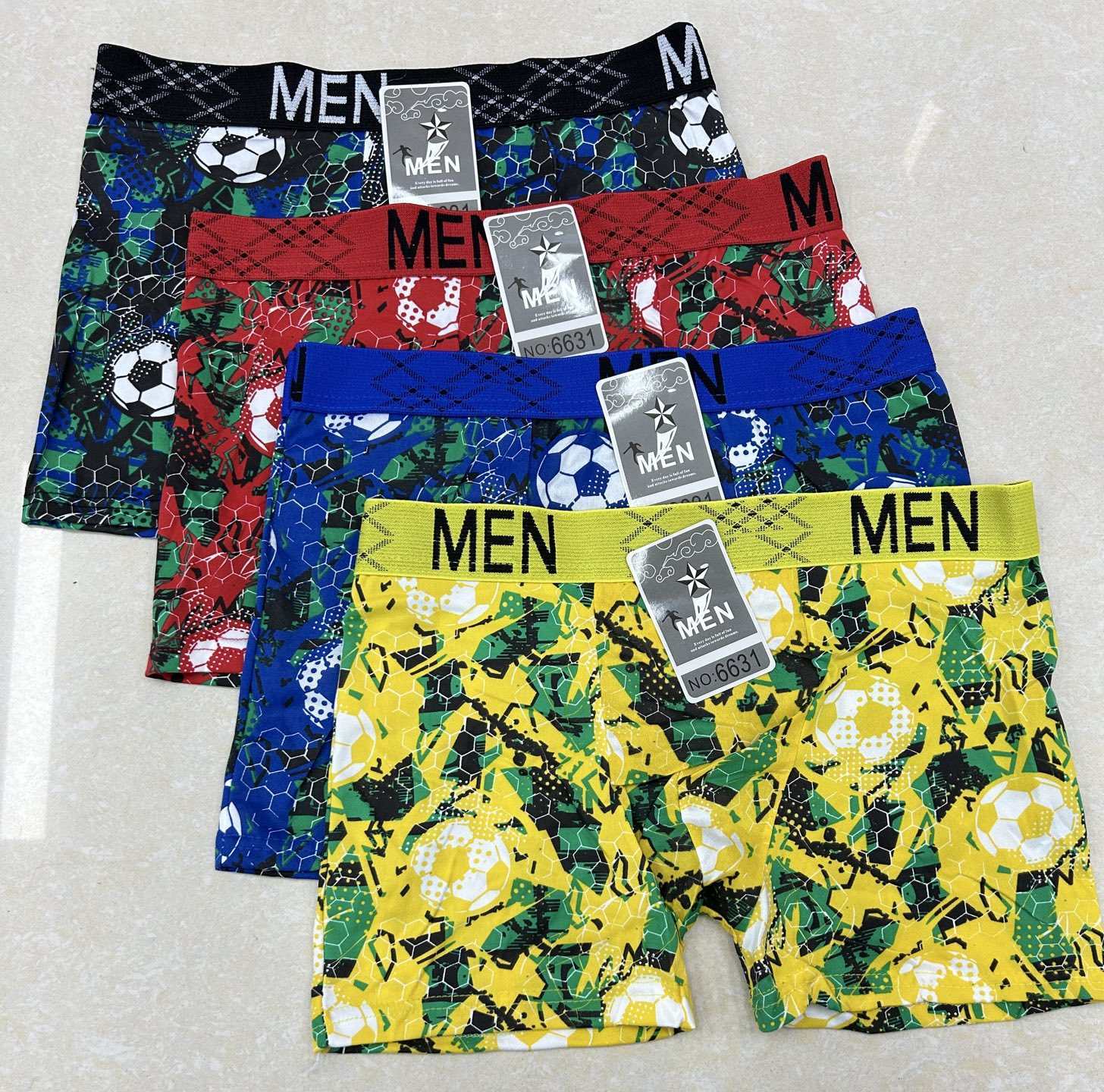 外贸出口欧洲非洲南美洲中东男士四角内裤 平脚内裤舒适平角短裤