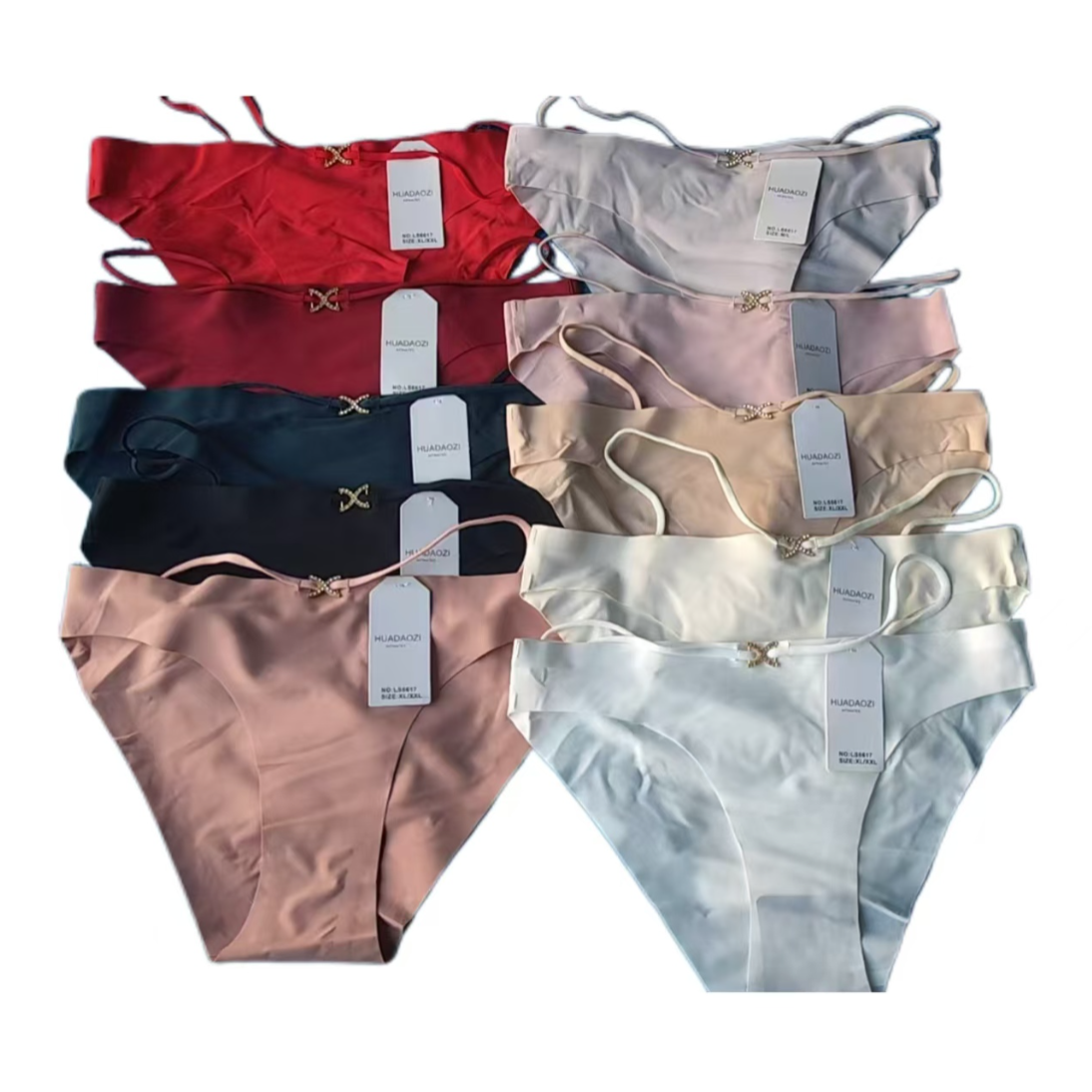 外贸出口中东非洲女士内裤纯色吊带内裤舒适透气性感情趣冰丝内裤