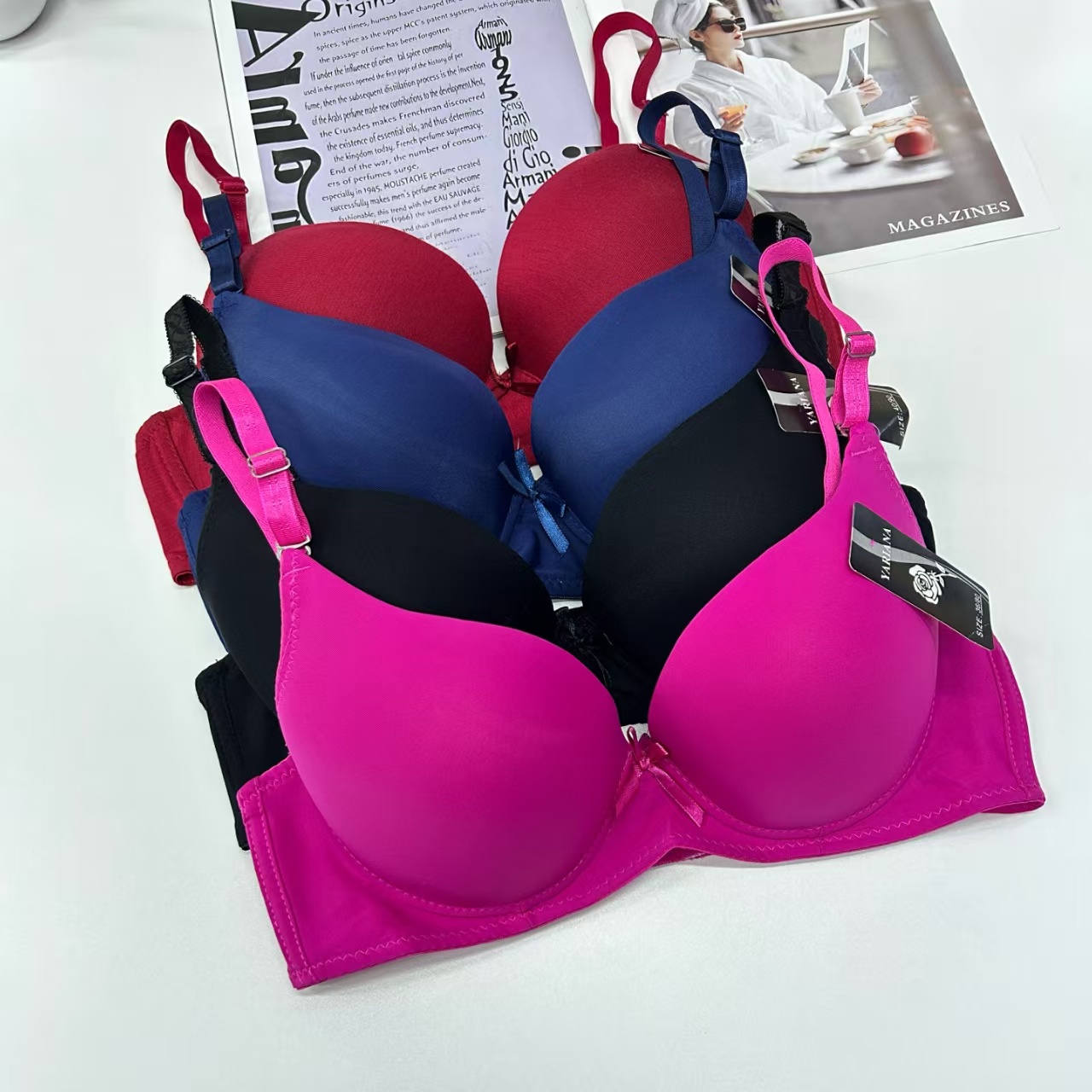 外贸出口中东非洲现货性感女士内裤提拉聚拢舒适透气运动文胸内衣