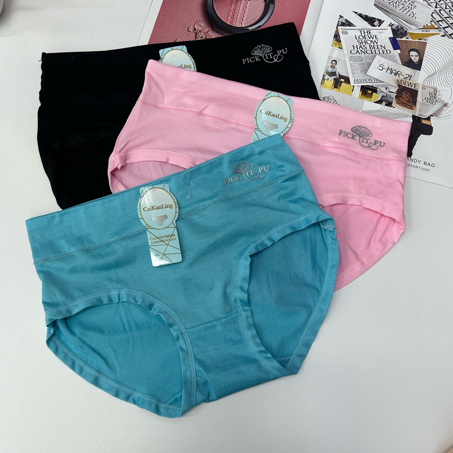 外贸出口中东非洲女士内裤现货舒适性感内裤女纯色简约无缝设计