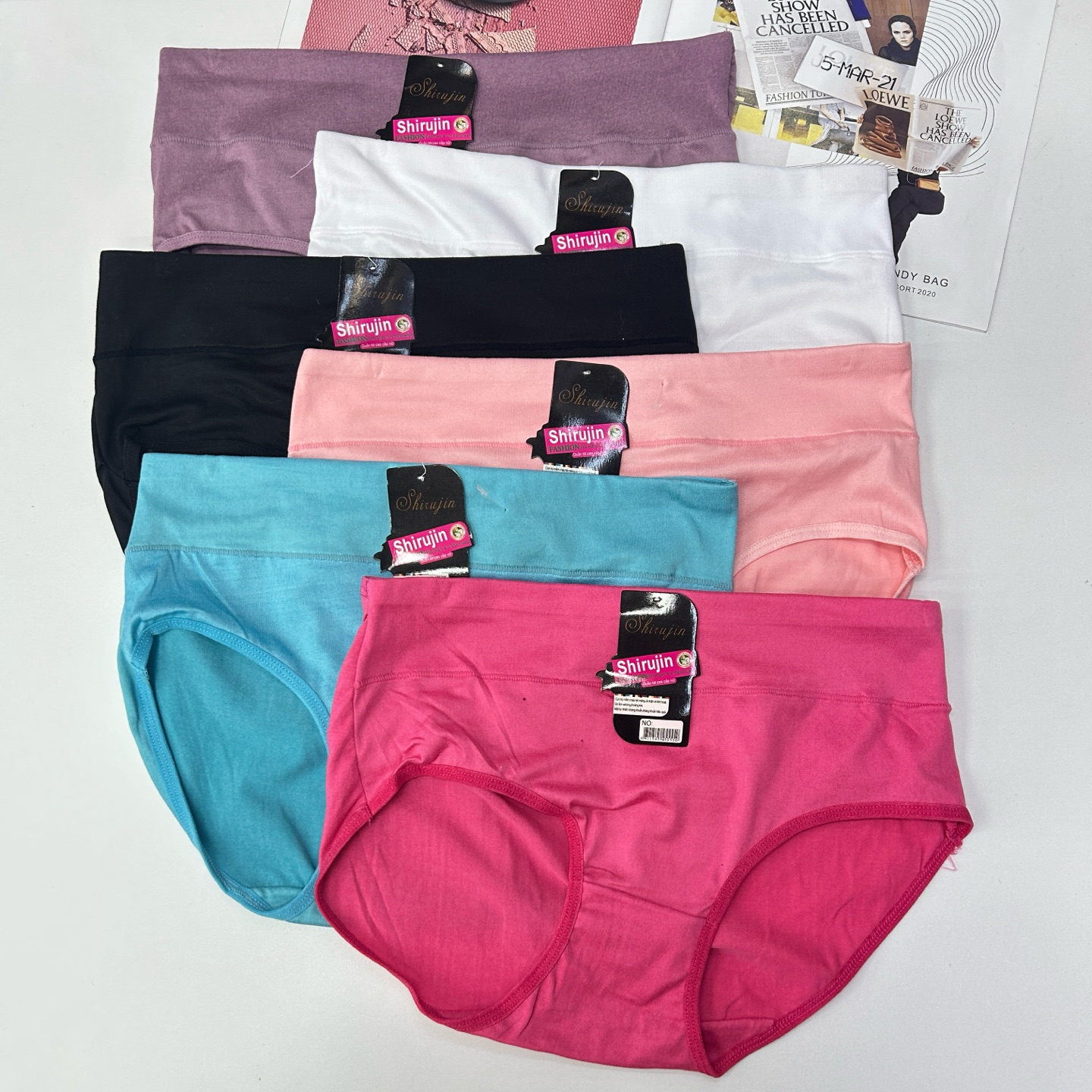 外贸出口中东非洲女士内裤现货性感内裤女纯色中腰大码女士内裤