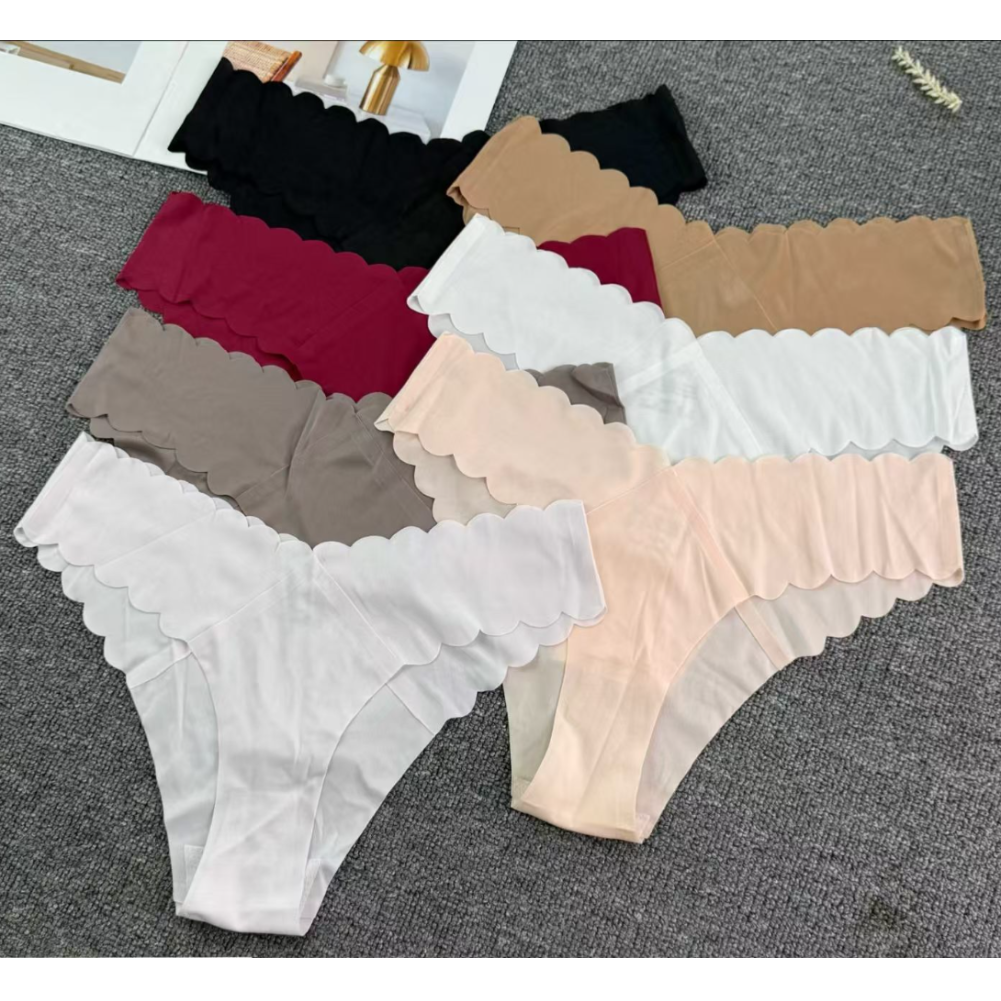 外贸出口欧美库存现货新款无痕内裤简约舒适性感低腰冰丝少女内裤