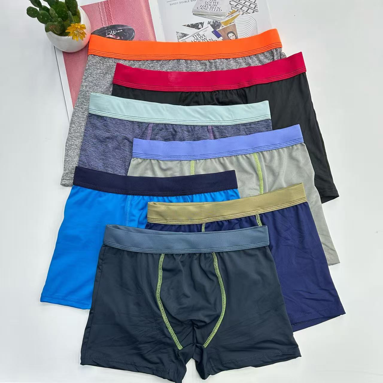 外贸出口非洲中东超低价男士四角内裤 平脚内裤舒适平角短裤现货