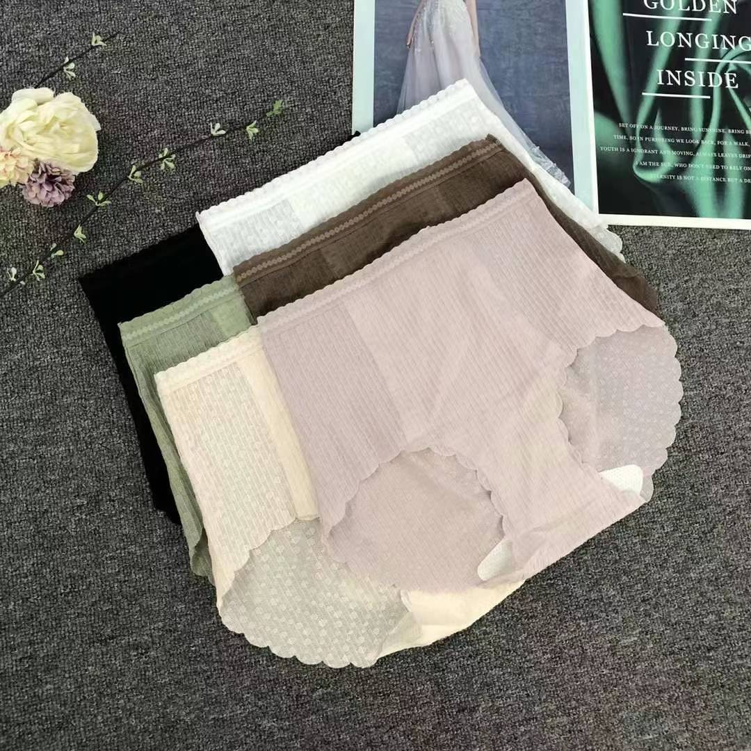 外贸出口新款大版无痕女裤高腰内裤纯棉裆透气无痕女士三角裤批发