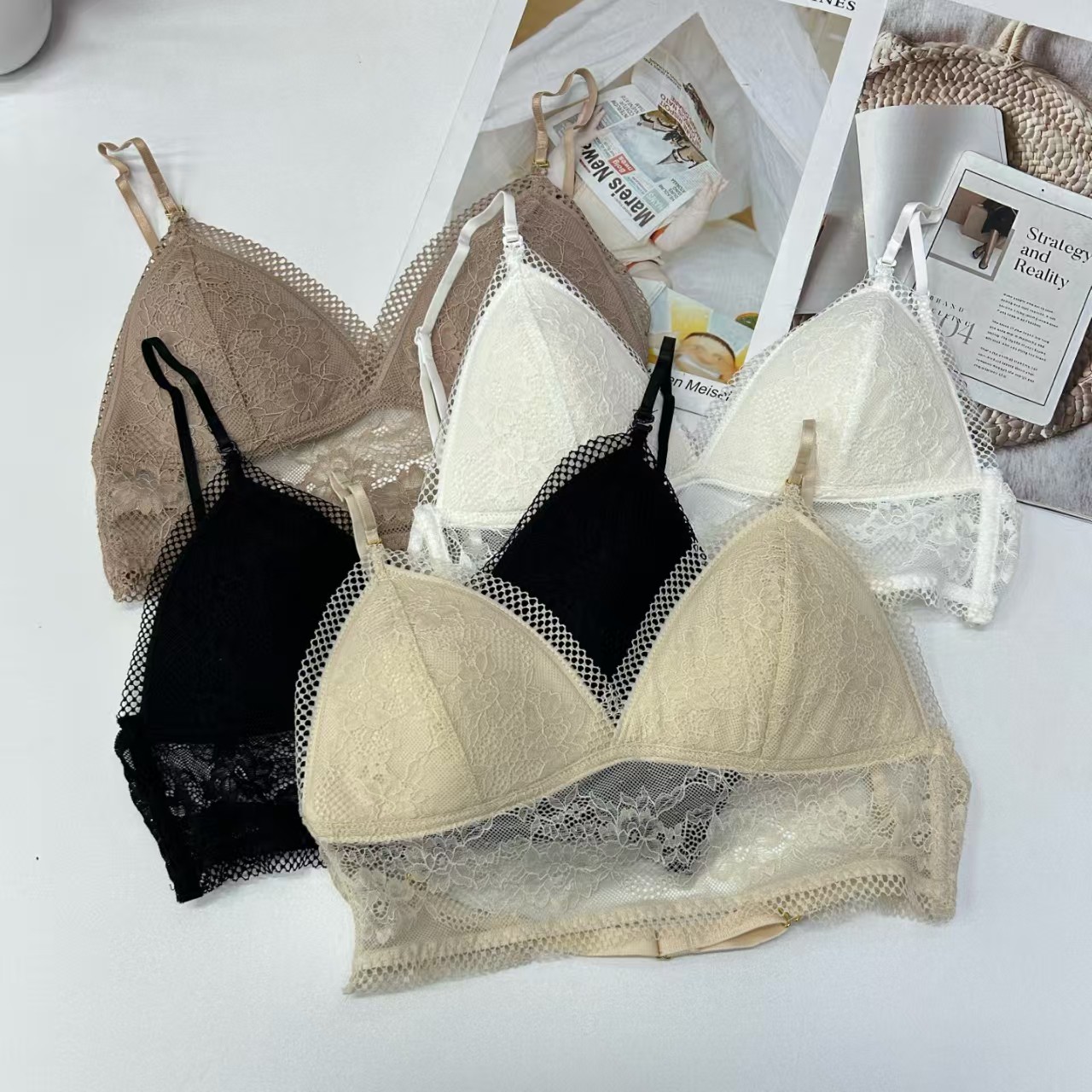 外贸隐形大胸露背美背内衣女u型夏季新款挂脖低胸礼服专用吊带