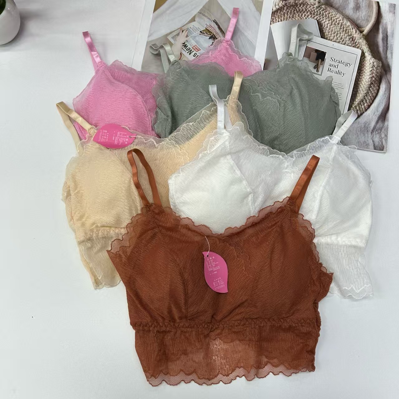 外贸出口中东非洲库存女士吊带美背胸垫可拆卸舒适性感情趣吊带女